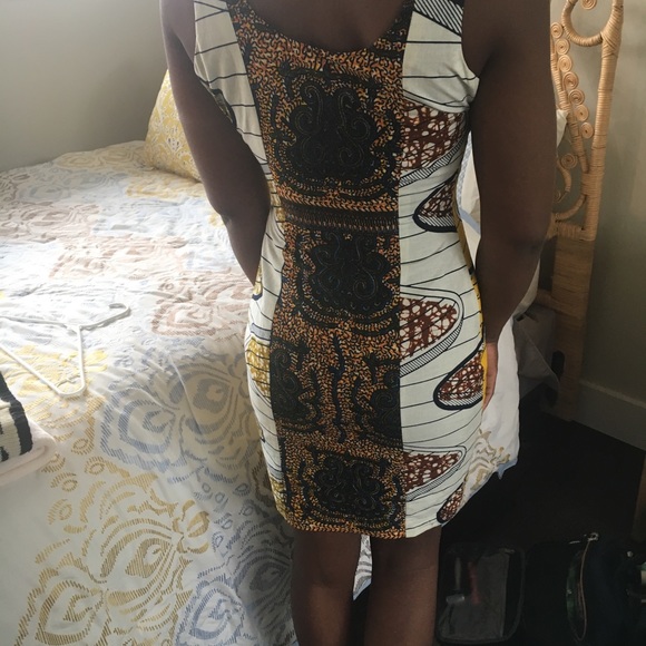 Beautiful Handmade Africa print sexy dress - Picture 4 of 8